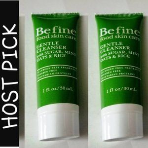 LOT of 2 BeFine Food Skin Care Gentle Cleanser